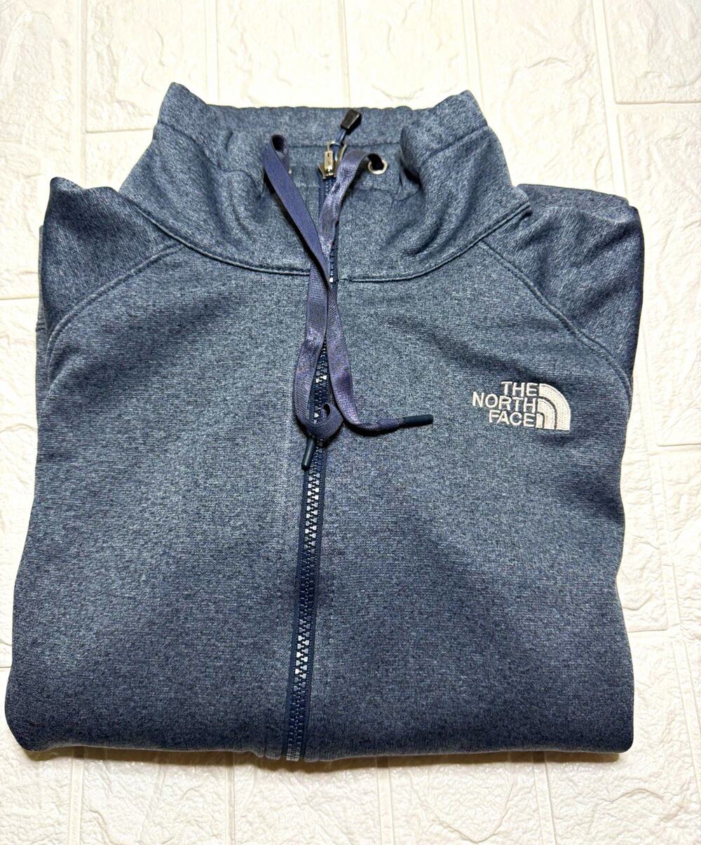 The North Face Men's Full-Zip Hooded Fleece Hoodie w/ Pockets Gray M